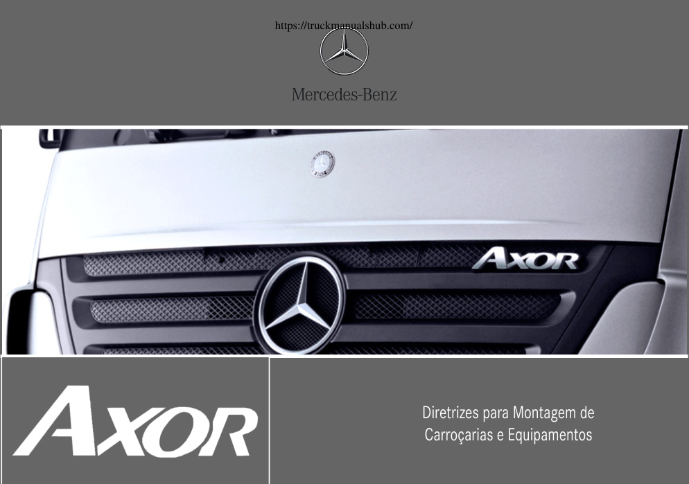 Première page de Mercedes Benz Axor manual