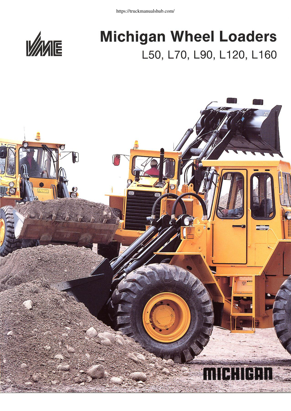 Première page de Michigan L50 L70 L90 L120 L160 Wheel Loaders Technical Specifications