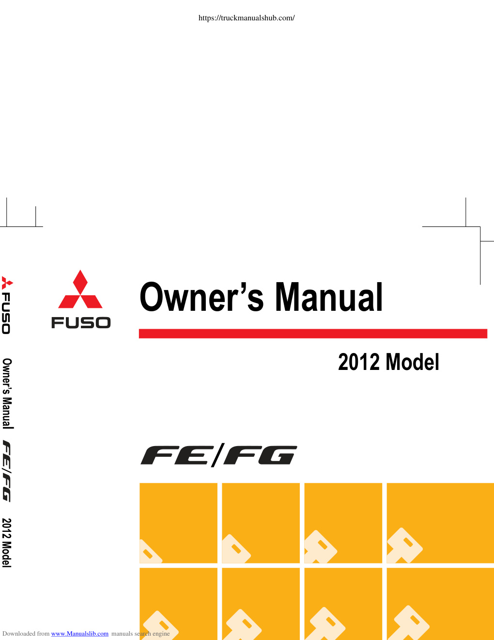 Première page de Mitsubishi FUSO FE 2012 Owner s Manual