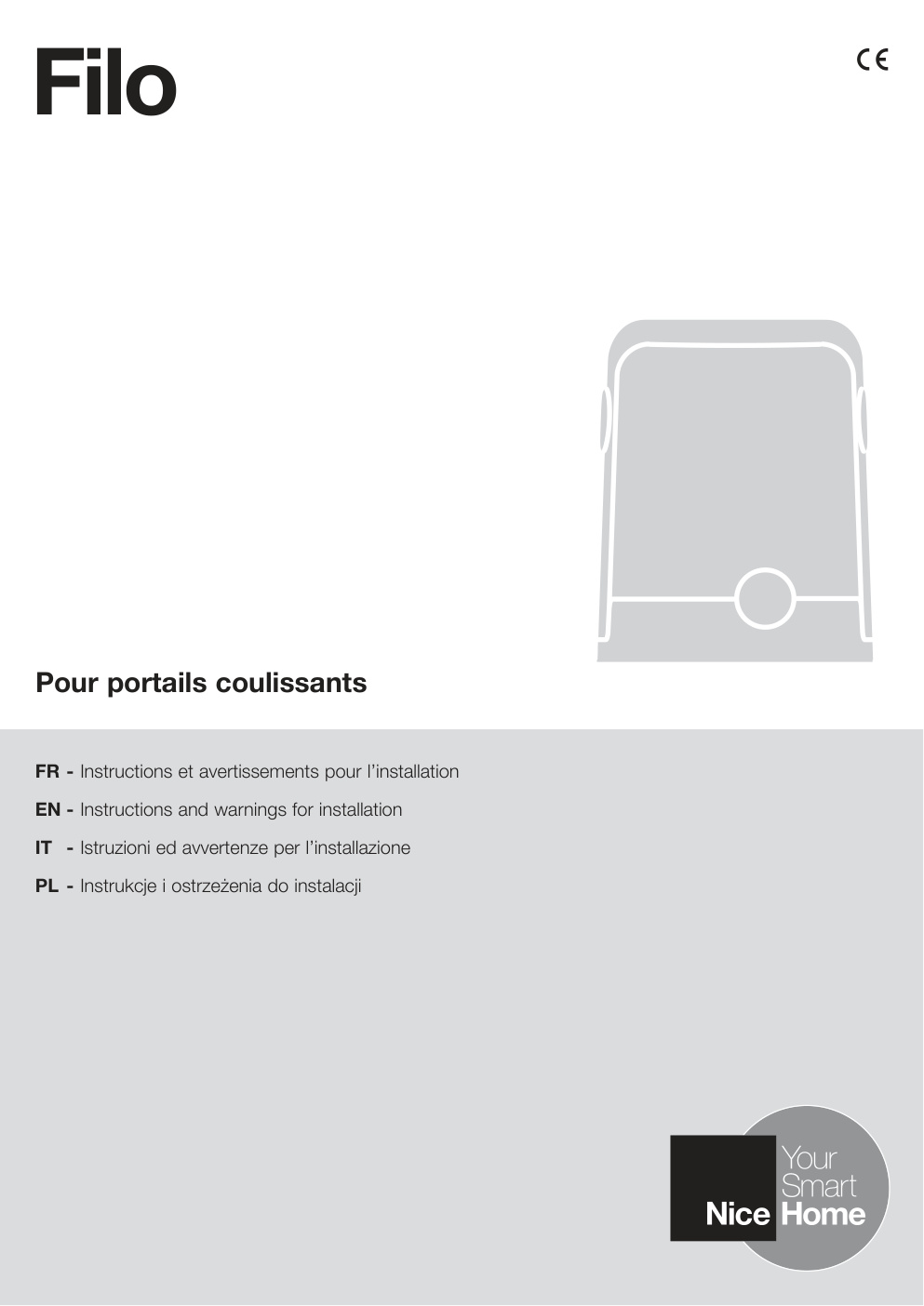 Première page de NICE Filo IT