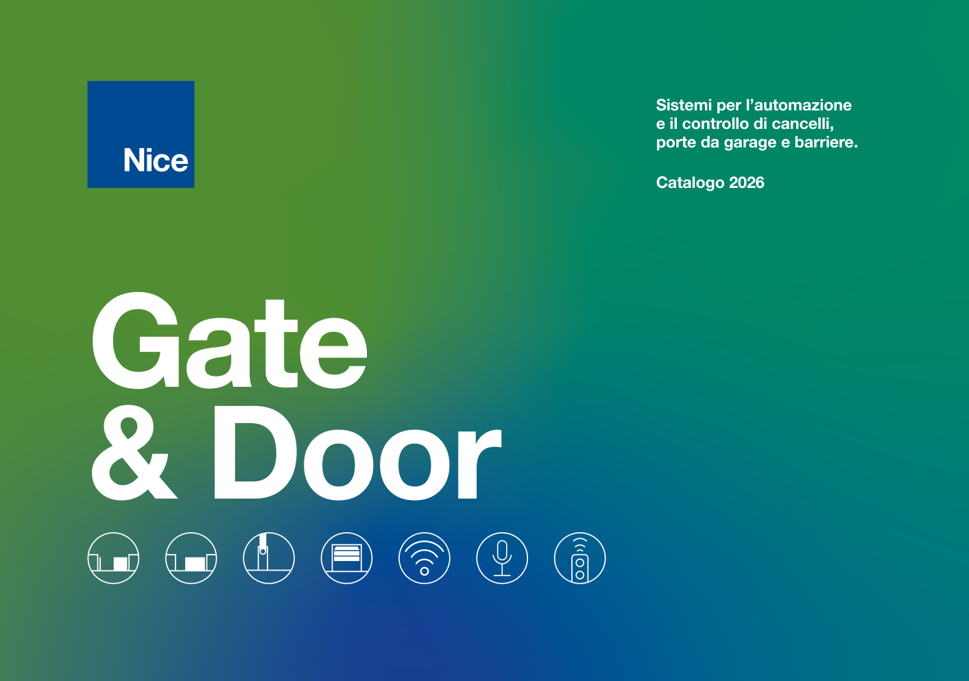 Première page de NICE Gate Door IT