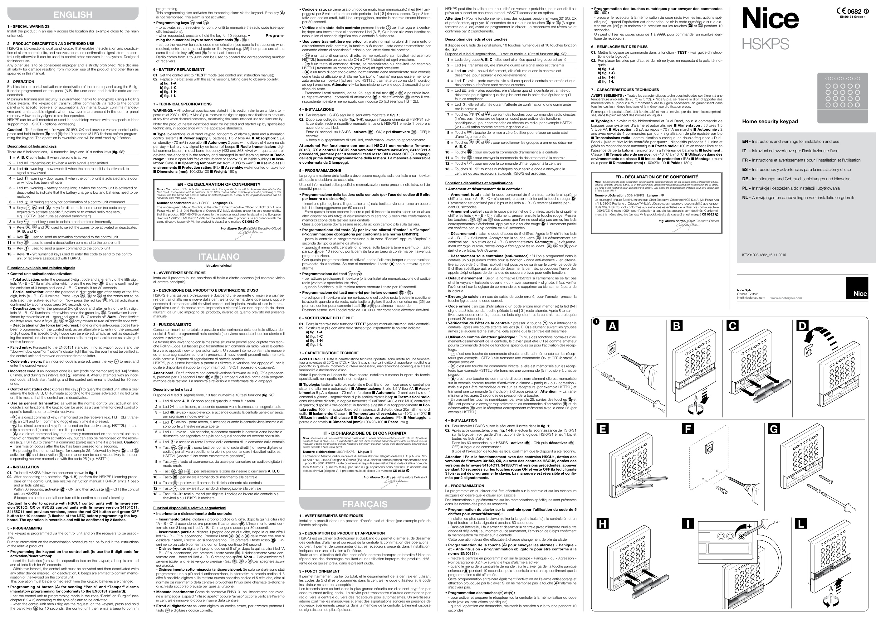 Première page de NICE HSKPS IT