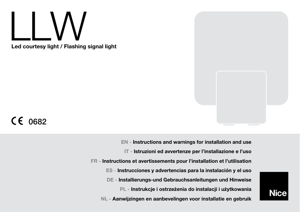 Première page de NICE LLW EN