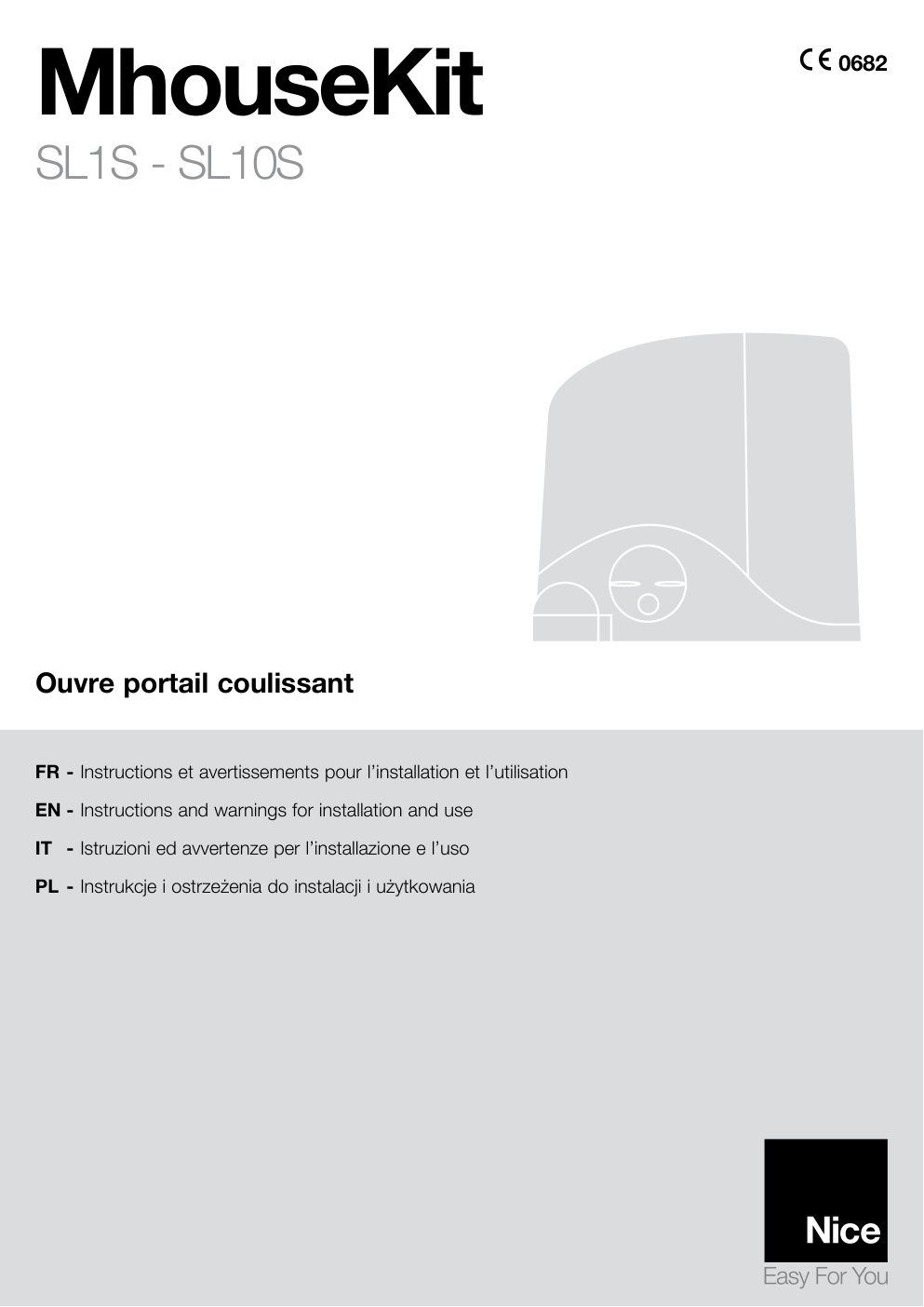 Première page de NICE MhouseKit FR 3