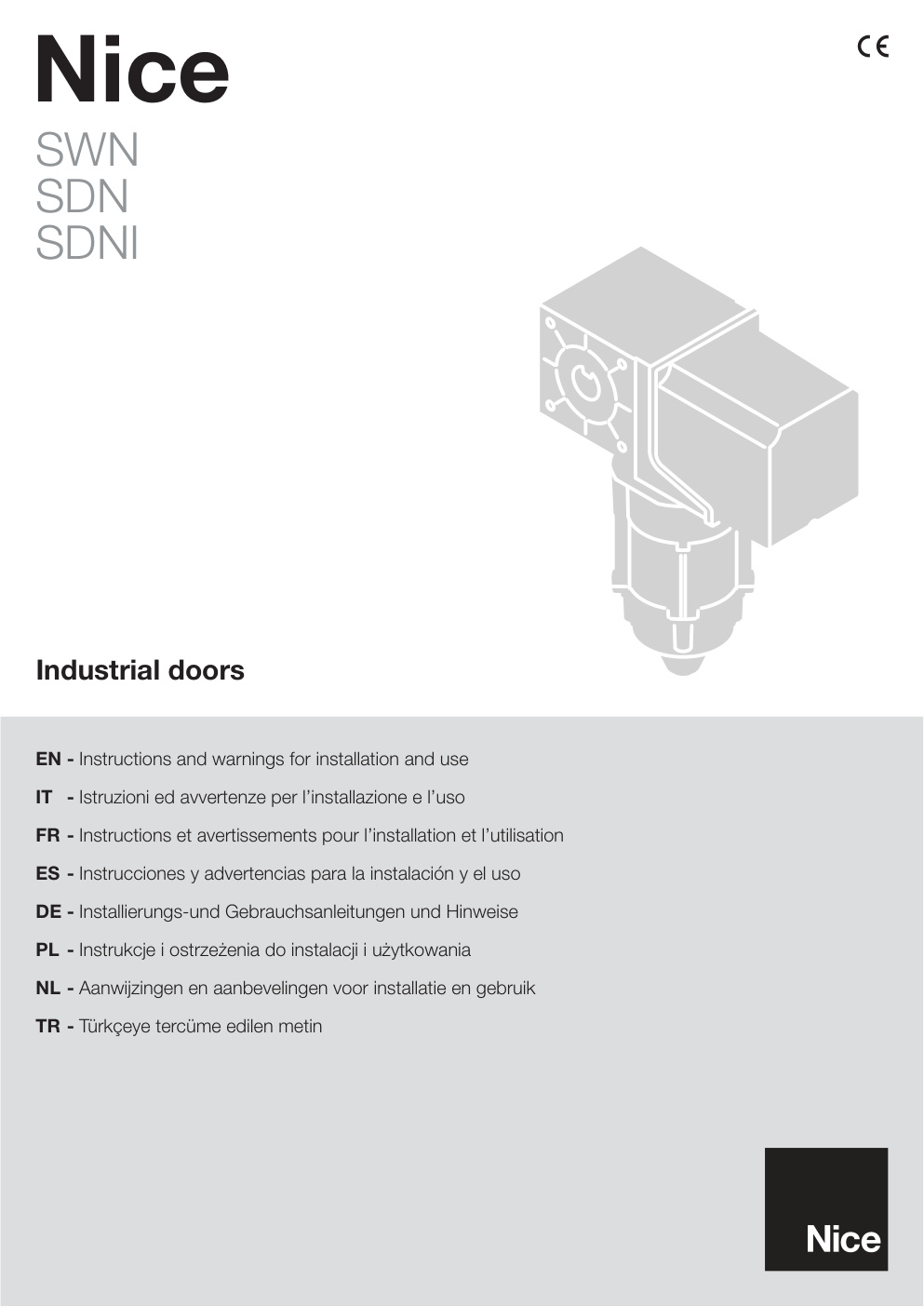 Première page de NICE SDN SDNI EN