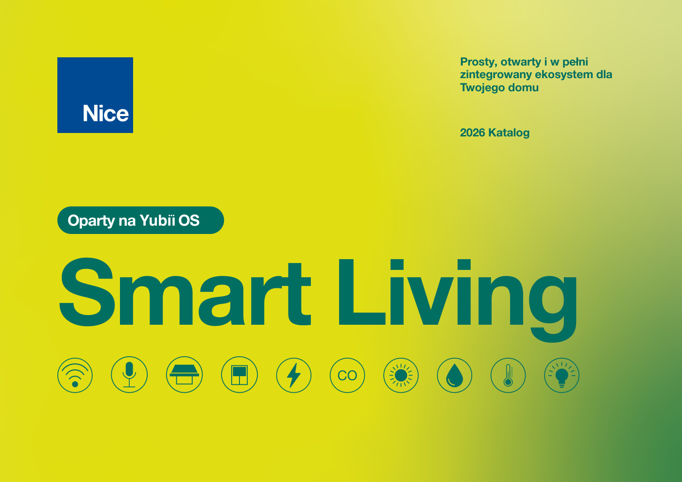 Première page de NICE Smart Living PL