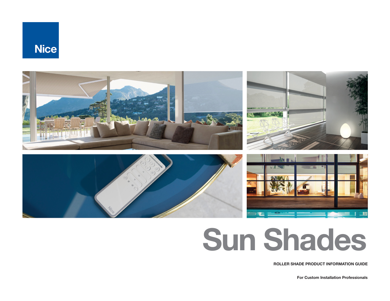 Première page de NICE Sun Shades EN