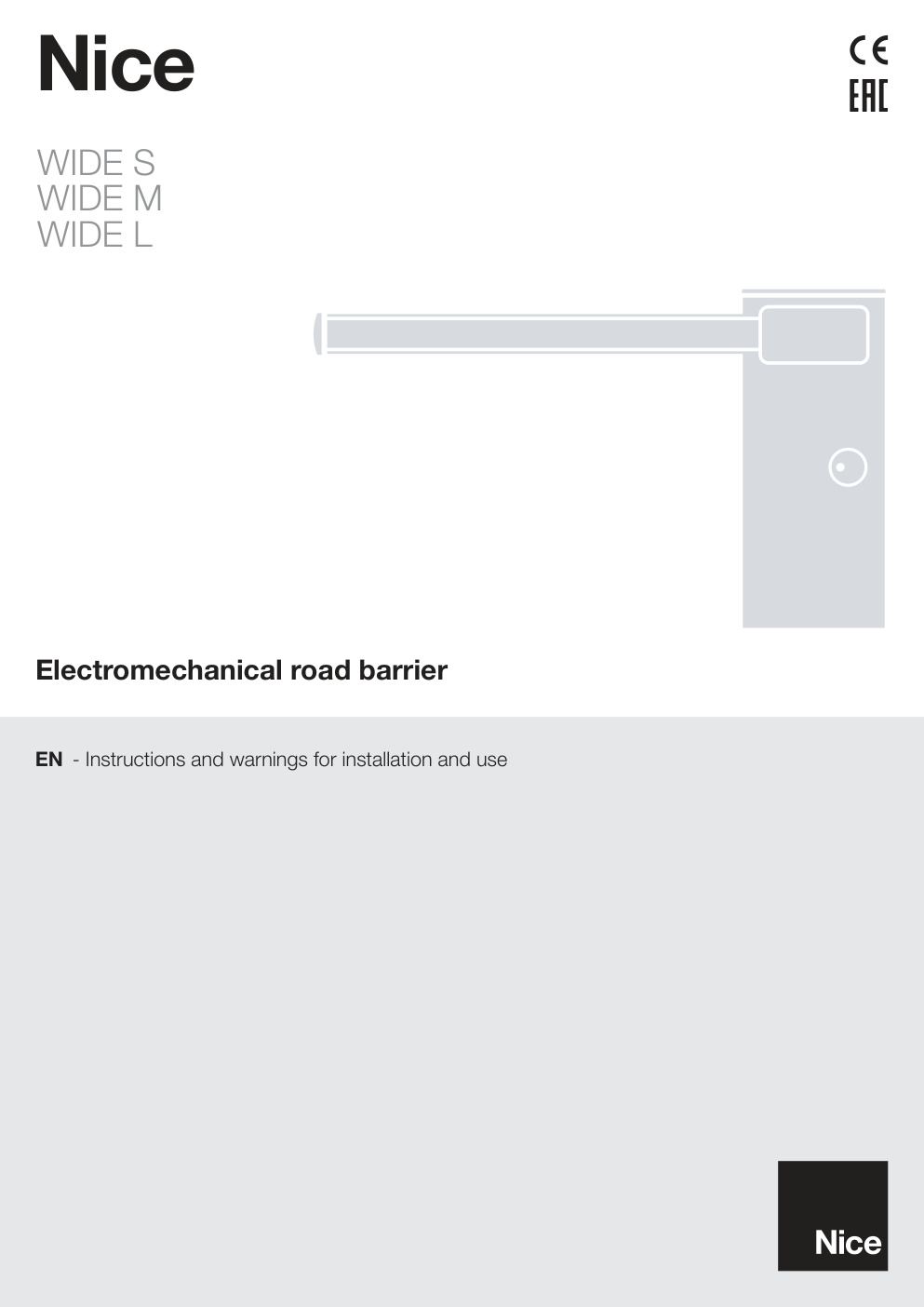 Première page de NICE WIDE S WIDE M EN