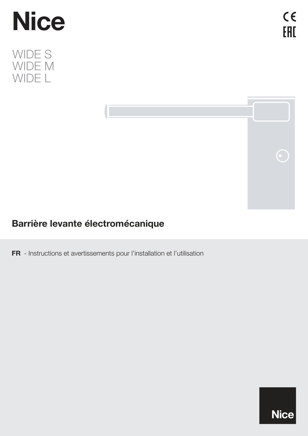 Première page de NICE WIDE S WIDE M FR