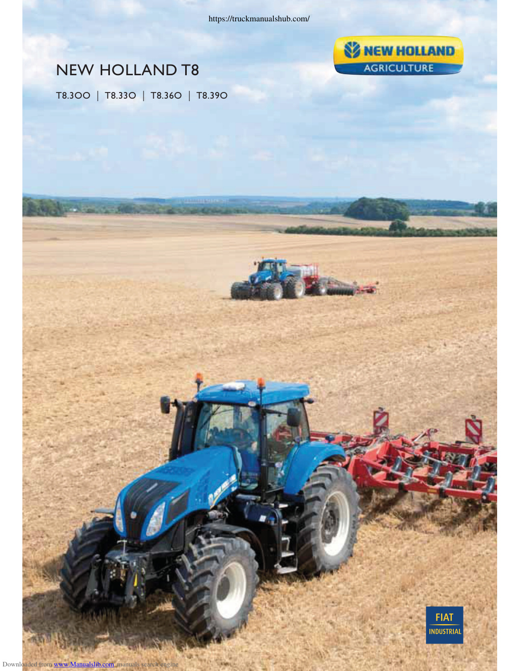 Première page de New Holland T8 36O Brochure