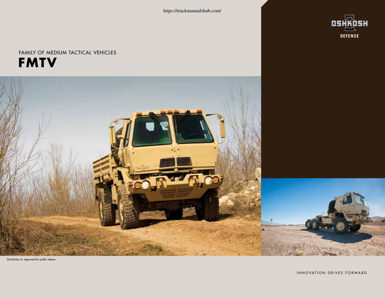Première page de Oshkosh FMTV Technical Specifications