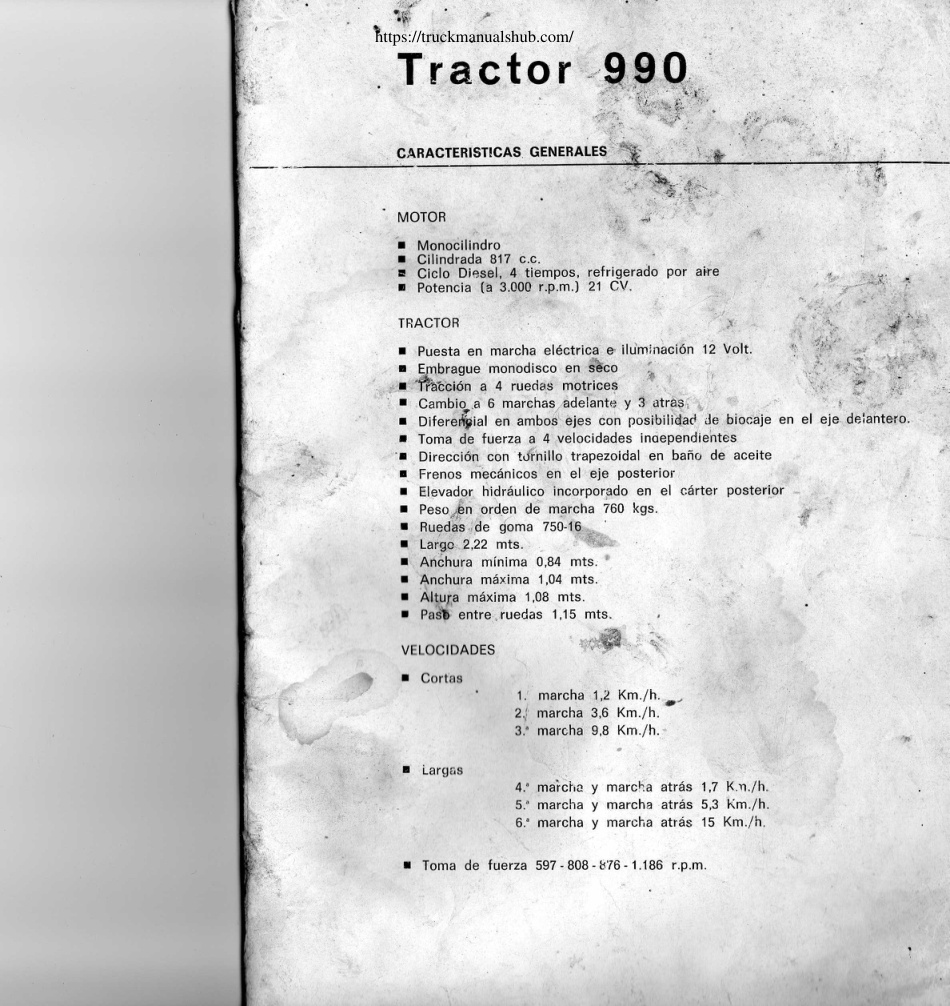 Première page de Pasquali 990 Owner s Manual