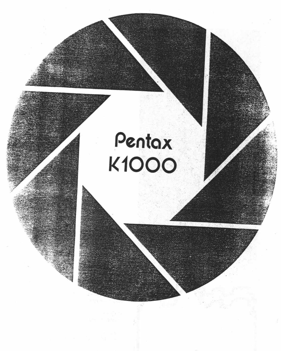 Première page de Pentax k1000 Service Repair Manual