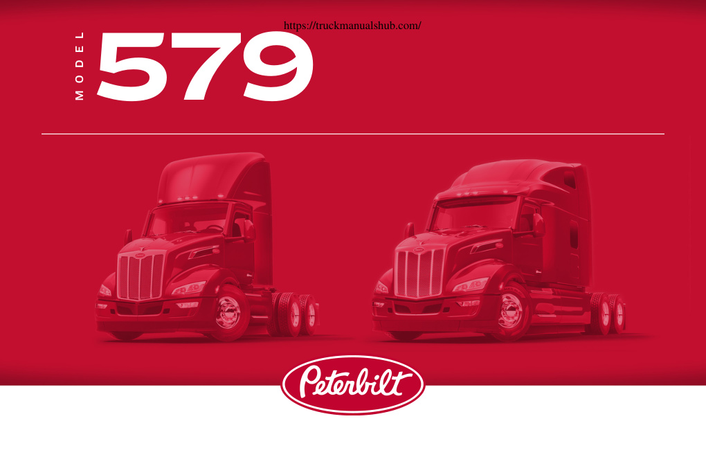 Première page de Peterbilt 579 2021 Operator s Manual