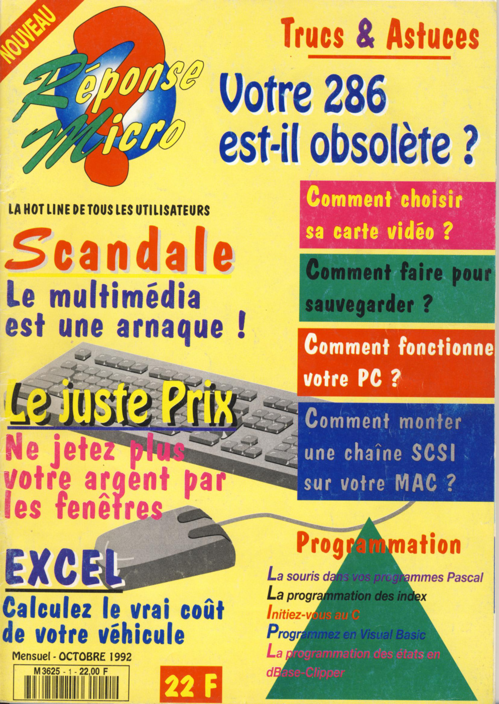 Première page de ReponseMicro numero01