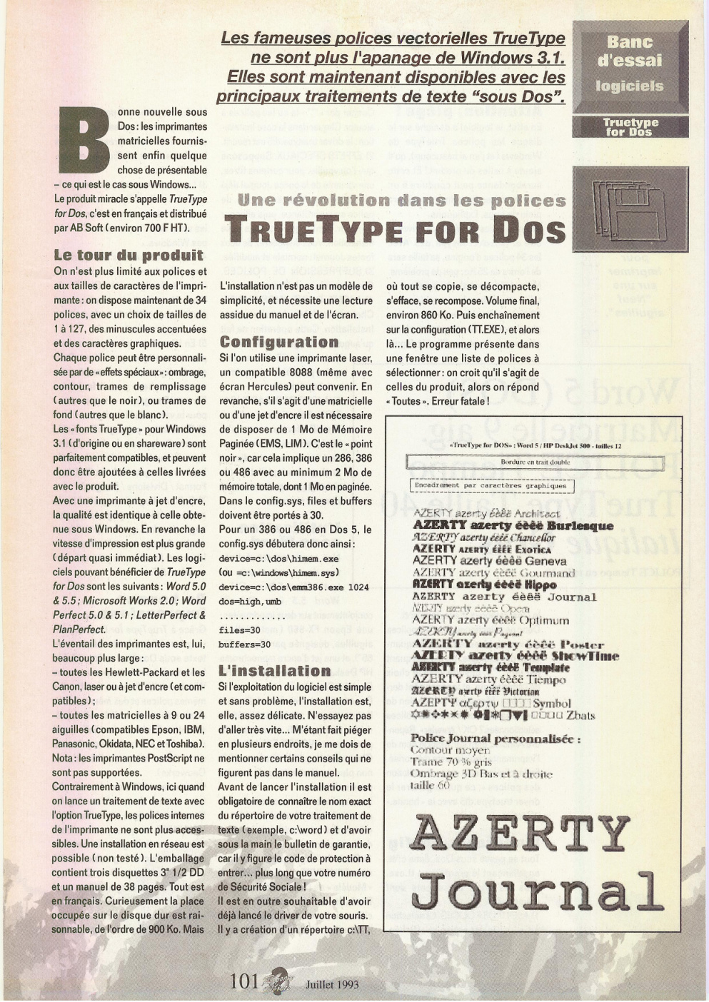 Première page de ReponseMicro numero10 02