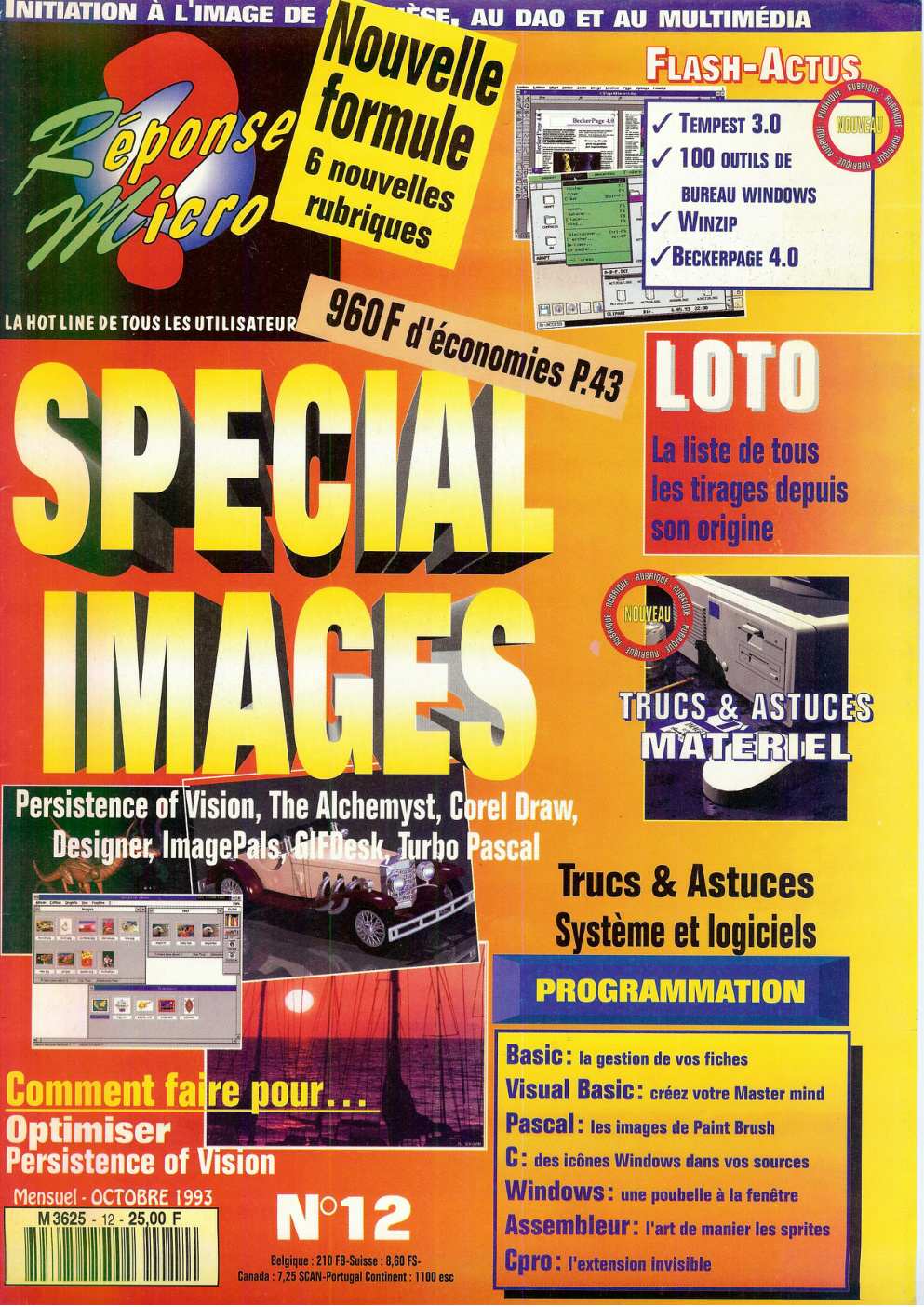 Première page de ReponseMicro numero12