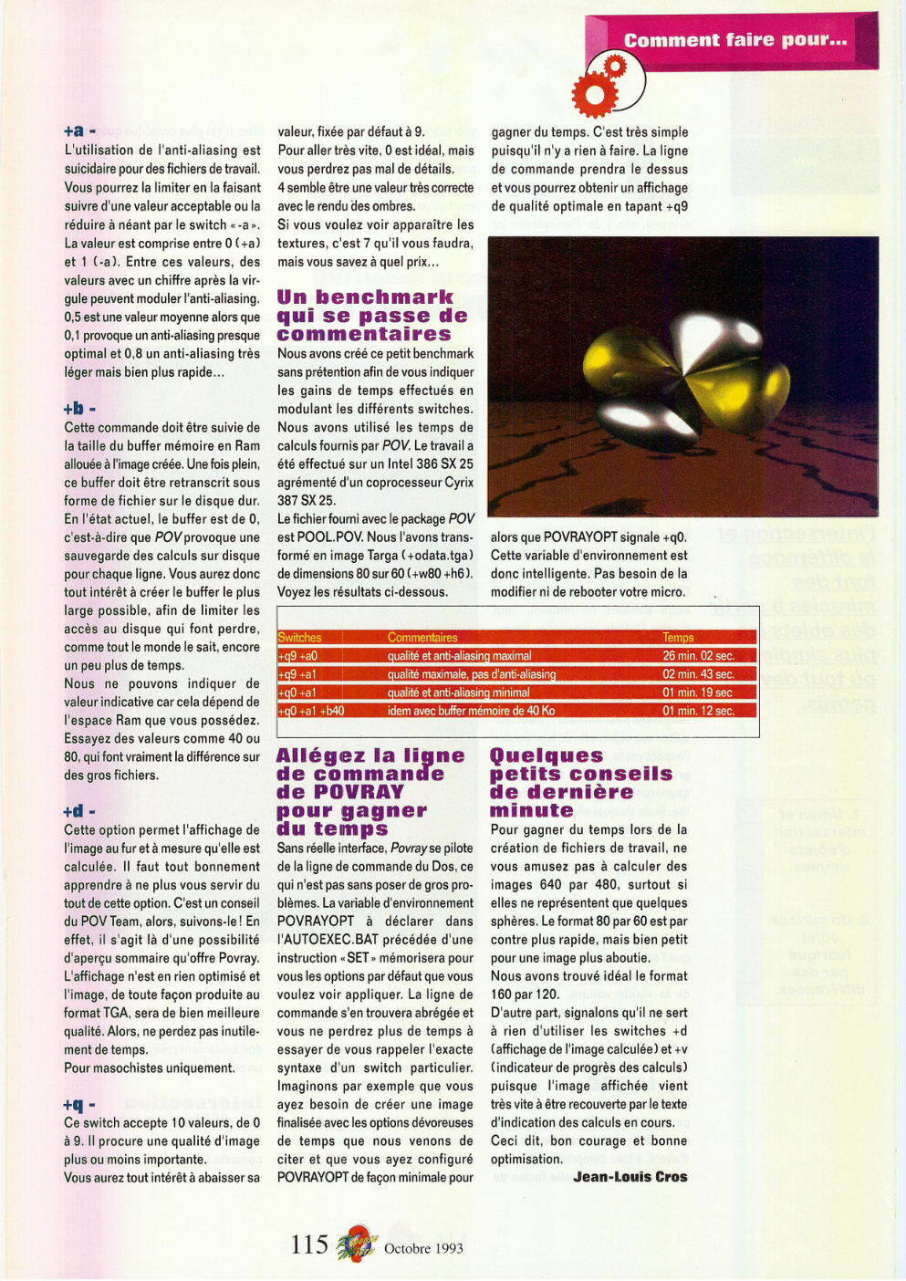 Première page de ReponseMicro numero12 03
