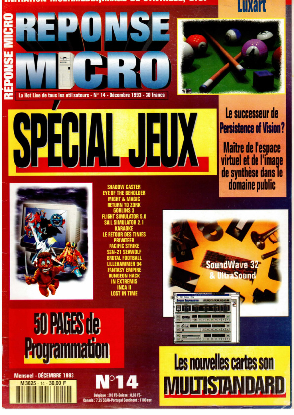 Première page de ReponseMicro numero14