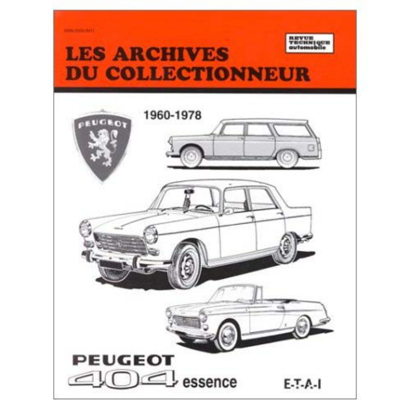 Première page de Revue Technique Peugeot 404