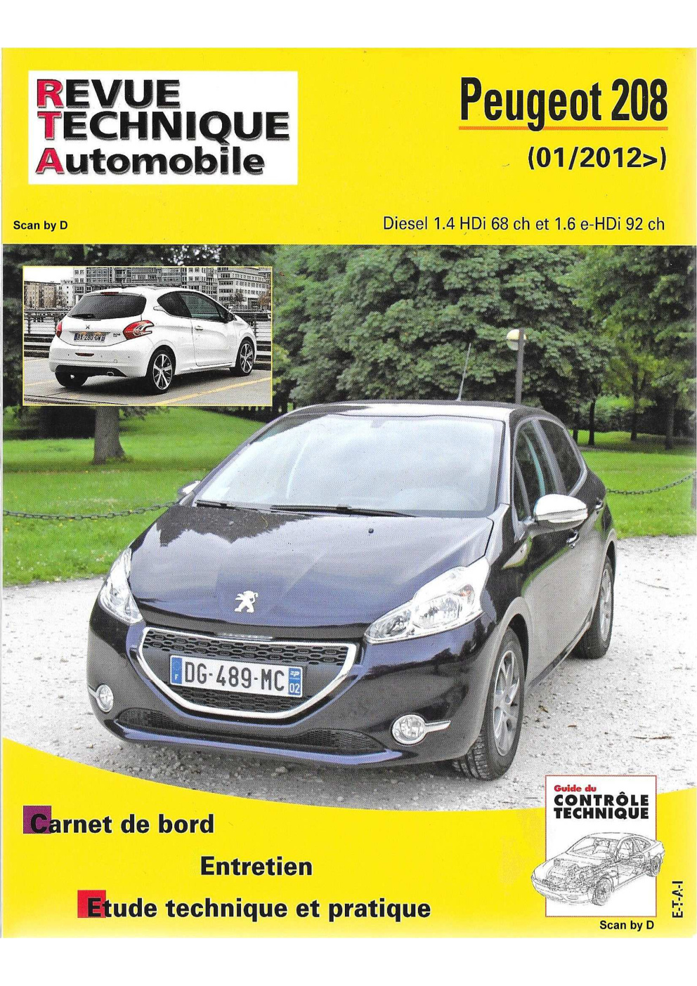 Première page de Rta Peugeot 208 1 4 Et 1 6 Hdi