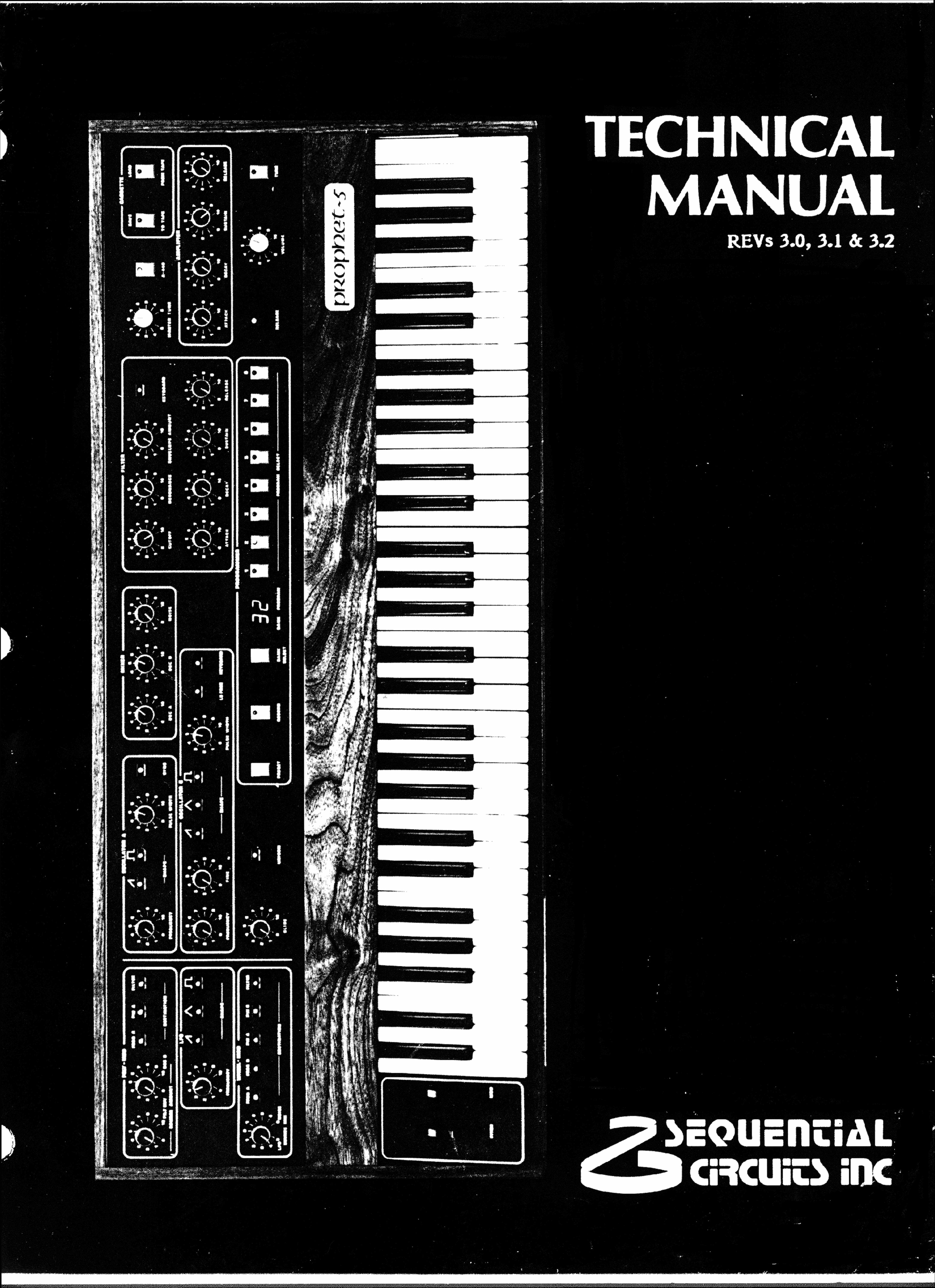Première page de SEQUENTIAL PROPHET 5 REV3 SERVICE MANUAL ocr