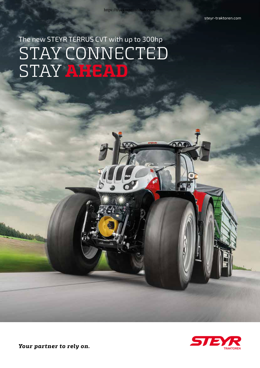 Première page de Steyr Terrus CVT Specifications Data