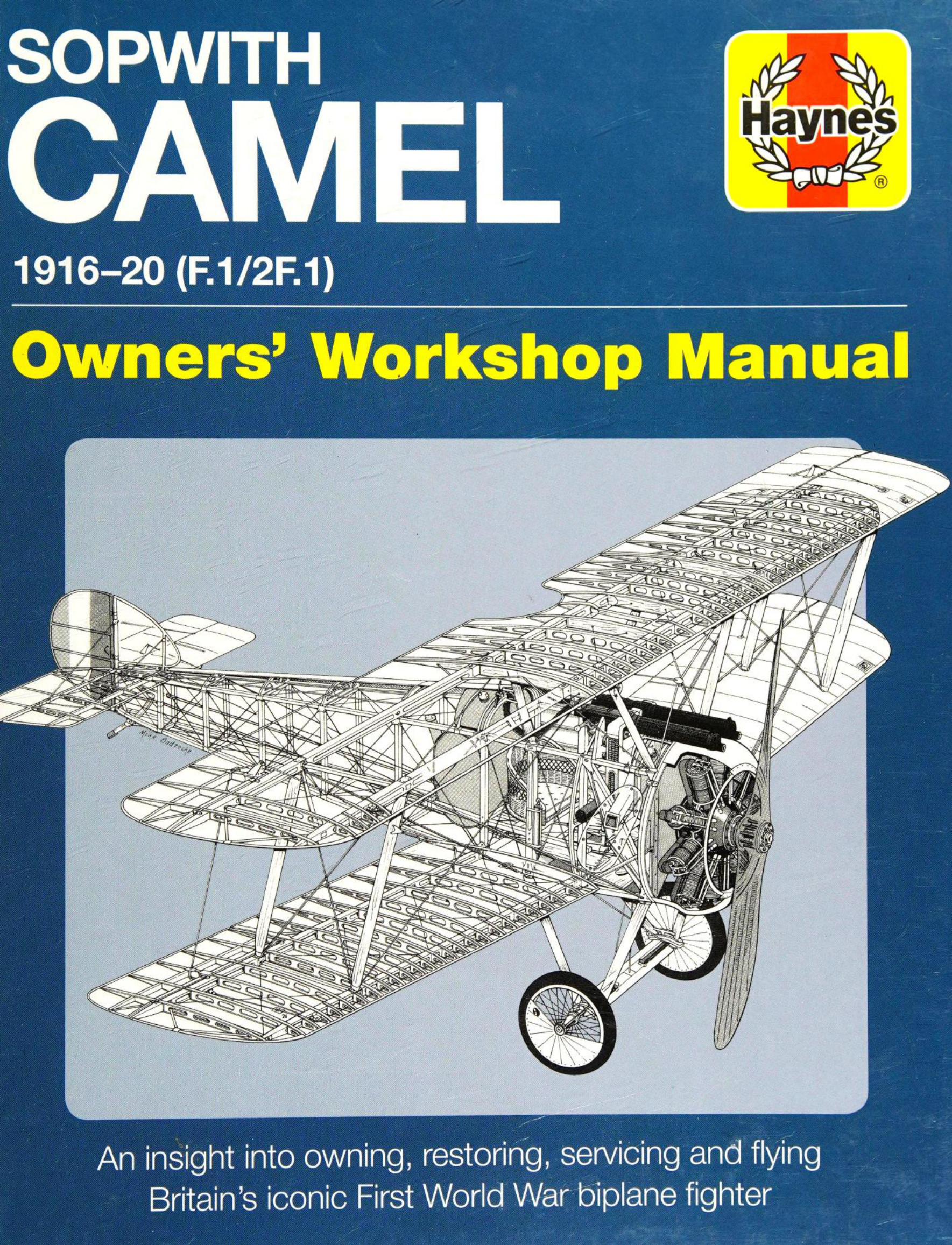 Première page de Haynes Owners Workshop Manual Sopwith Camel 1916 1920 F 1 2F 1 2019
