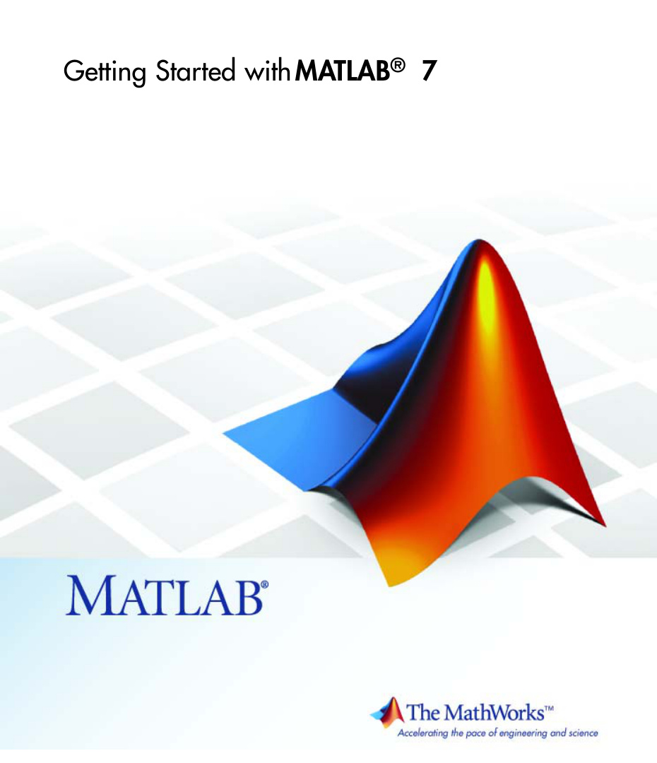 Première page de MATLAB图书合集 MathWorks Documentation MATLAB V7 Introductory and Programming 文字版