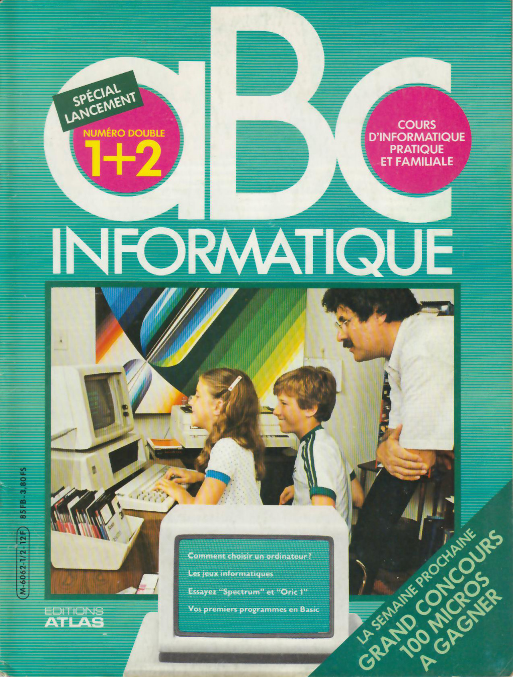 Première page de abcinformatique numero01