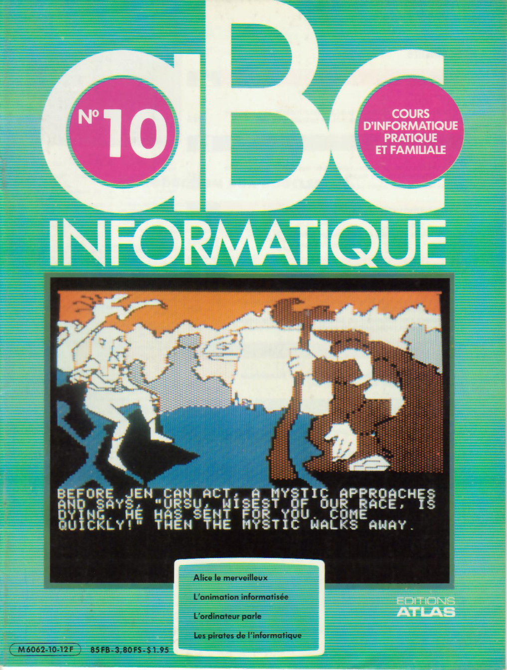 Première page de abcinformatique numero10