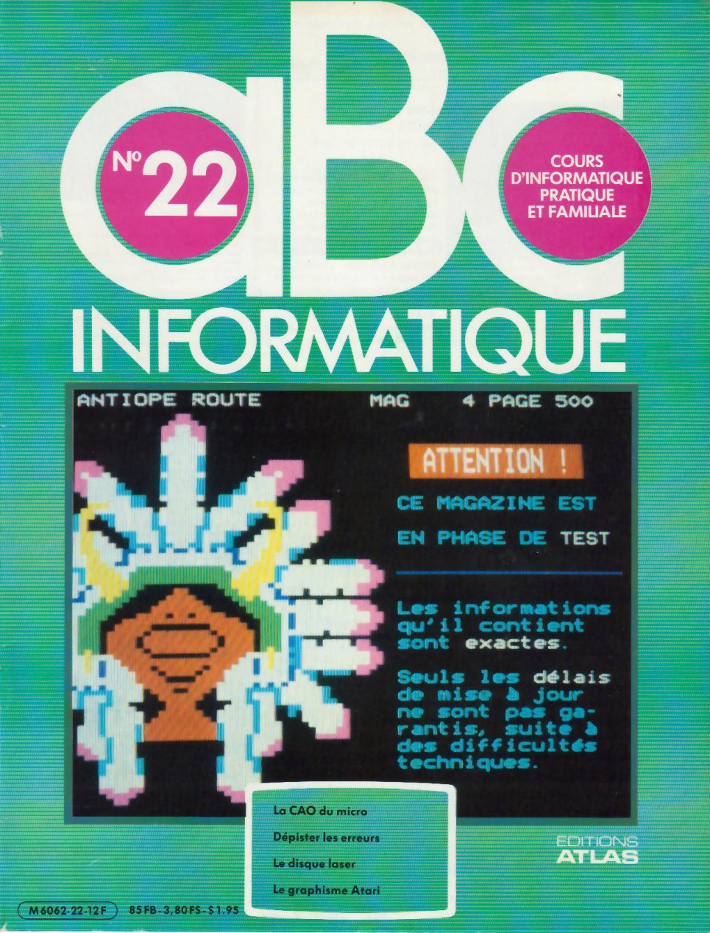 Première page de abcinformatique numero22