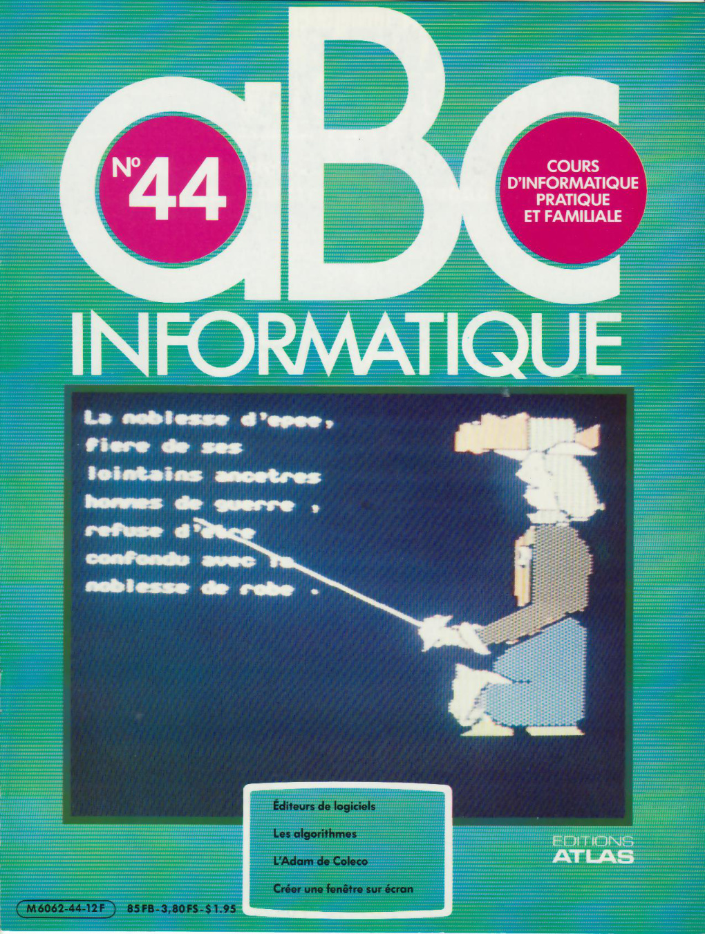 Première page de abcinformatique numero44