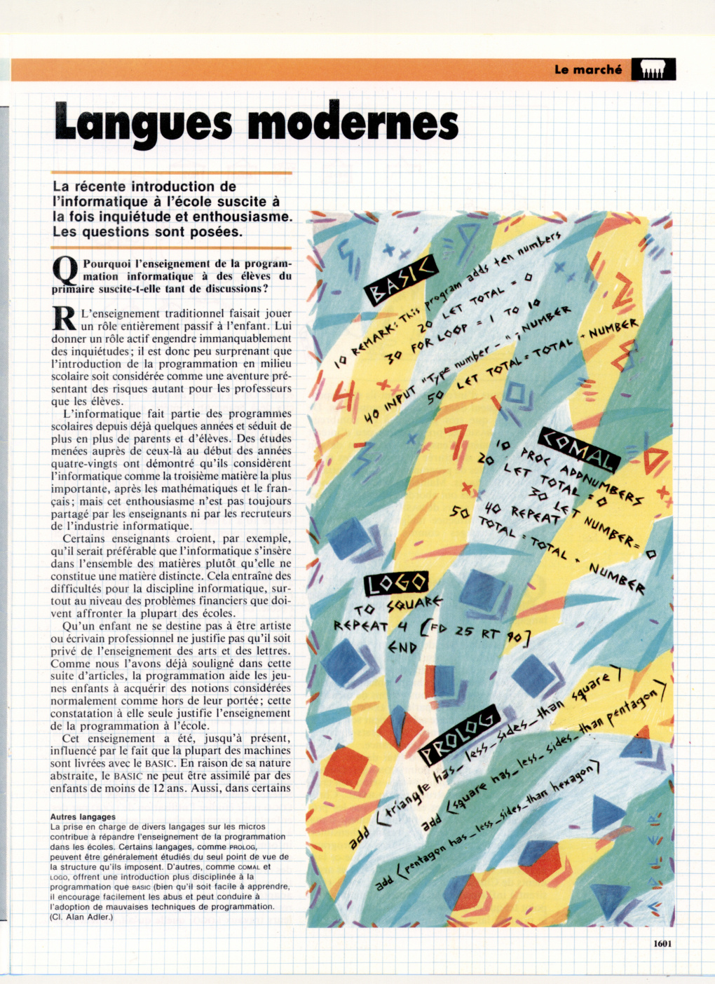 Première page de abcinformatique numero81