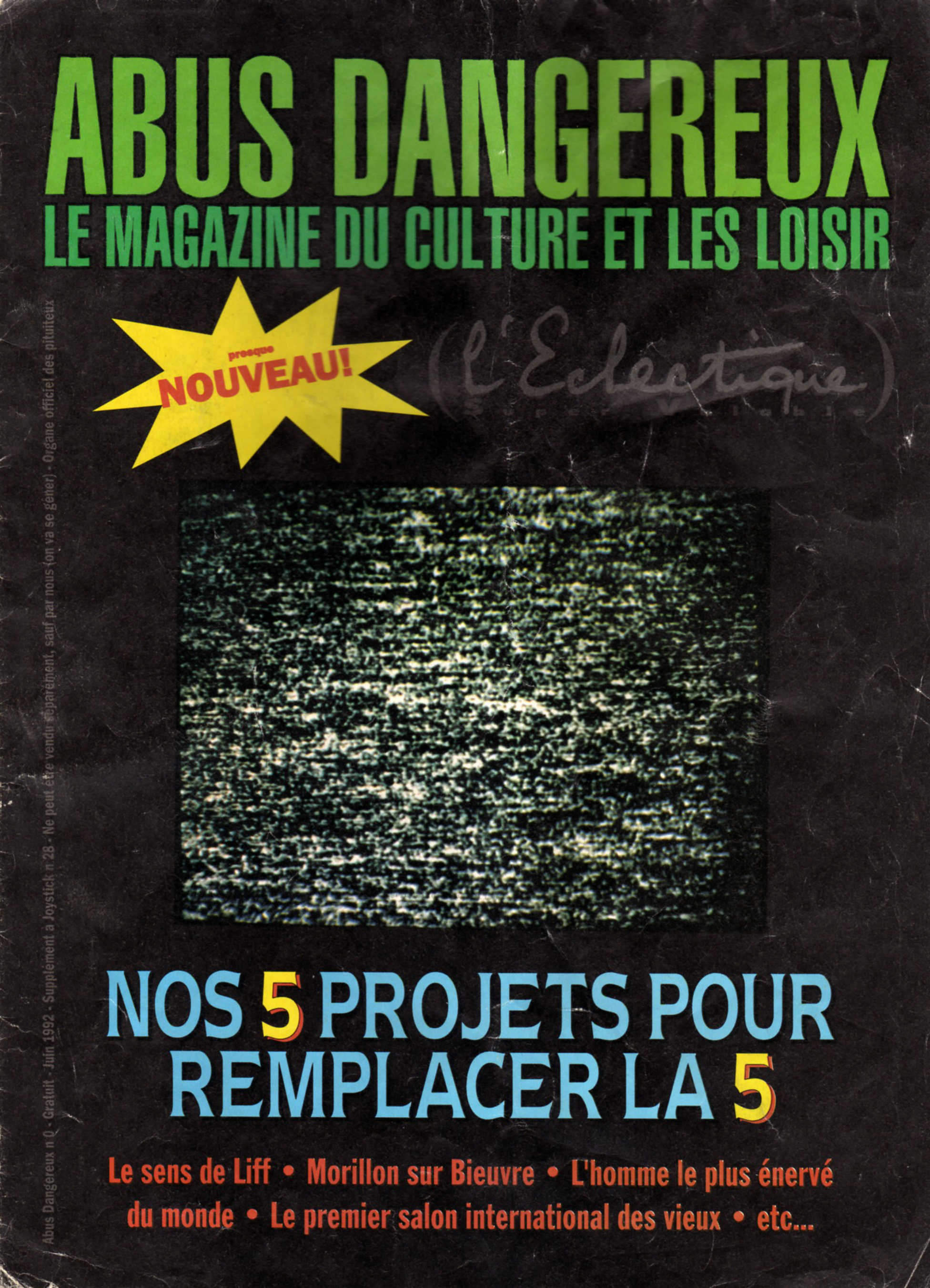 Première page de abusdangereux numero0