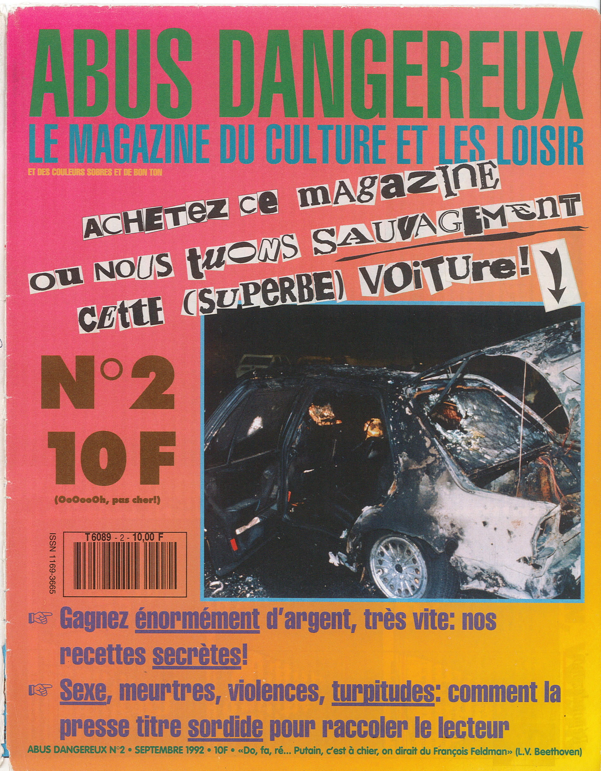 Première page de abusdangereux numero2