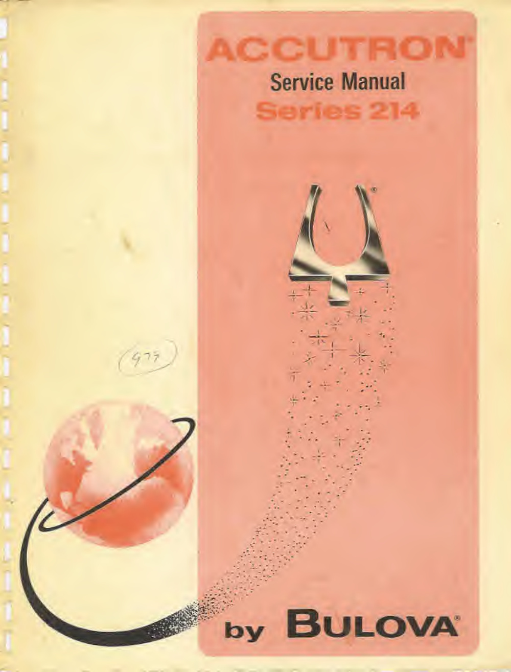 Première page de accutron service manual series 214