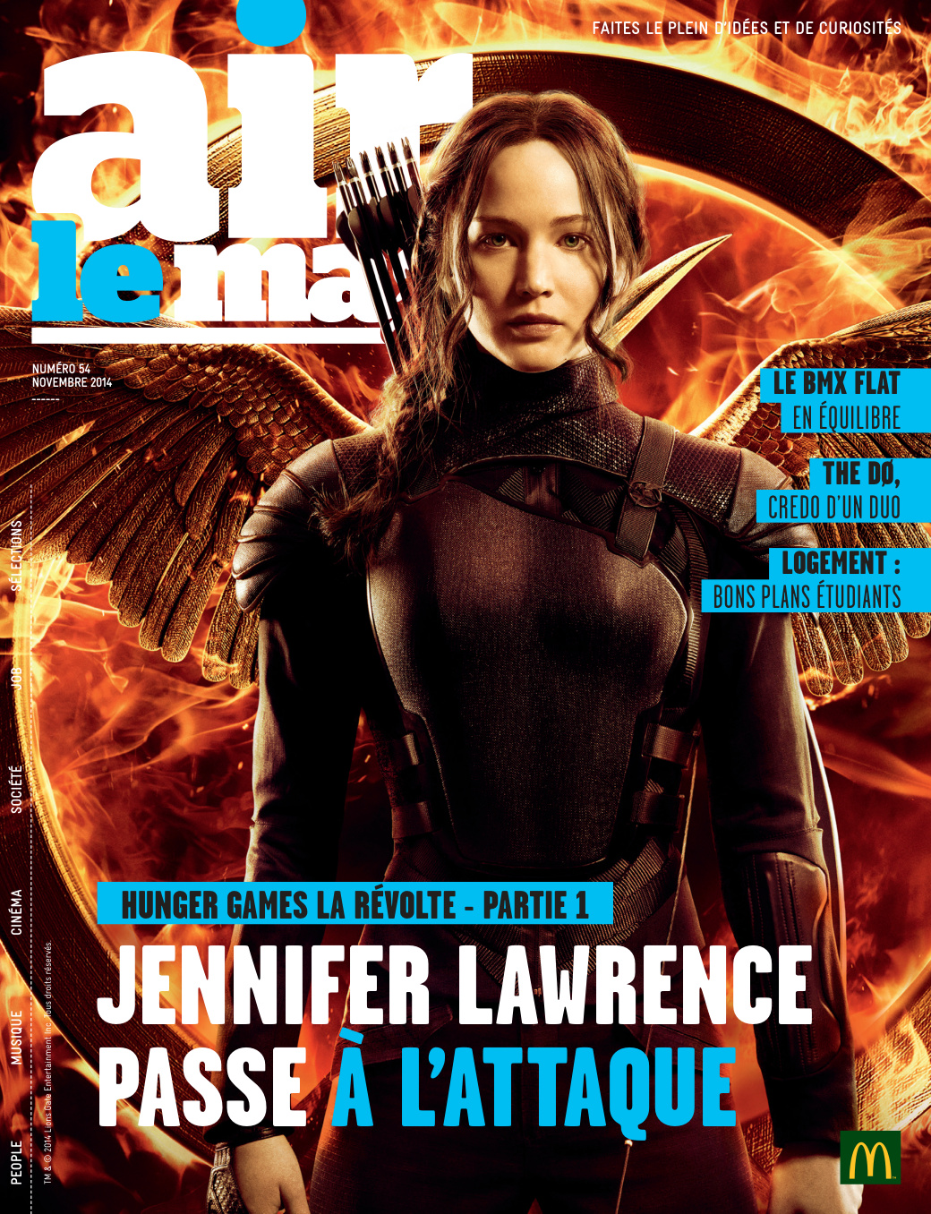 Première page de airlemag numero54
