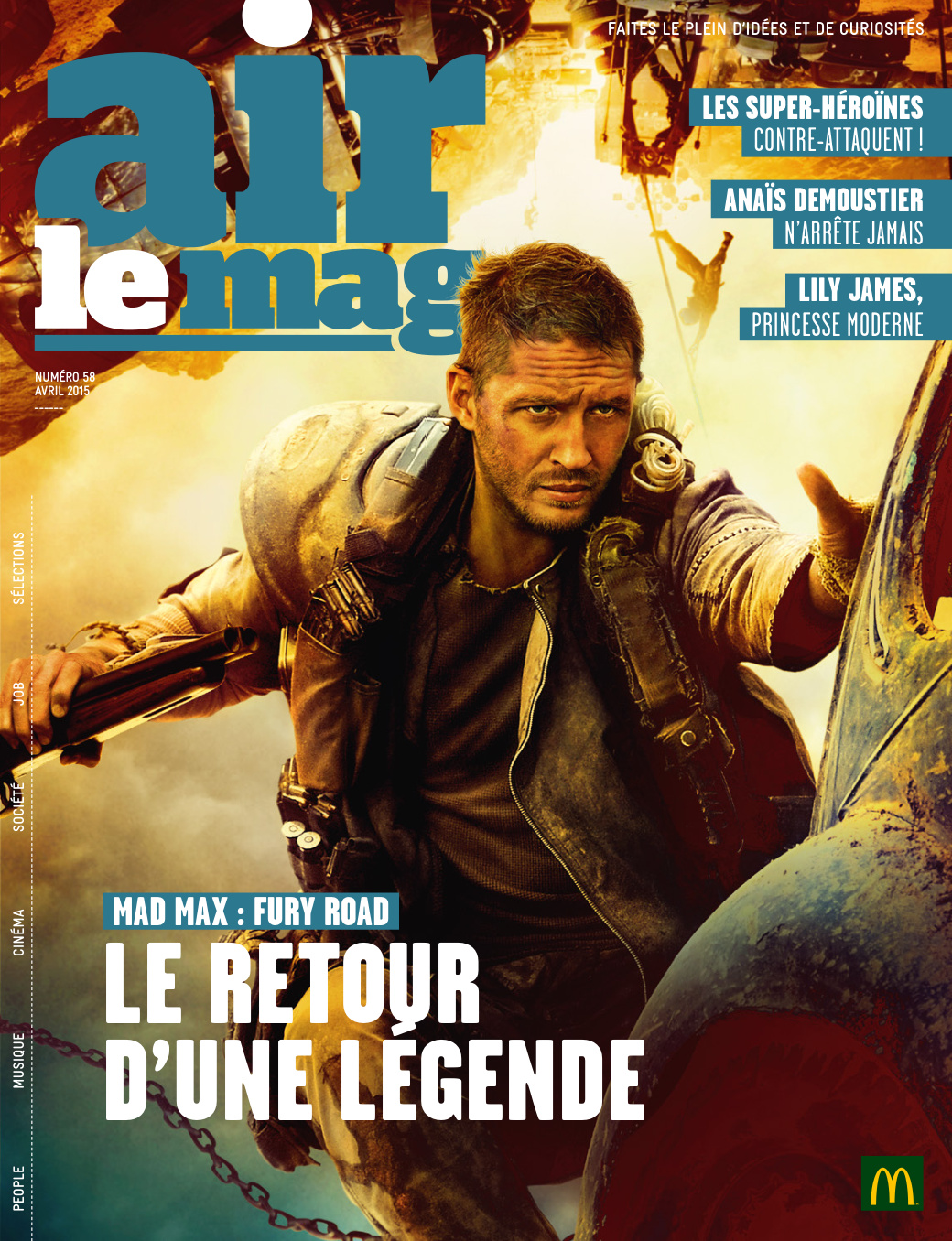 Première page de airlemag numero58
