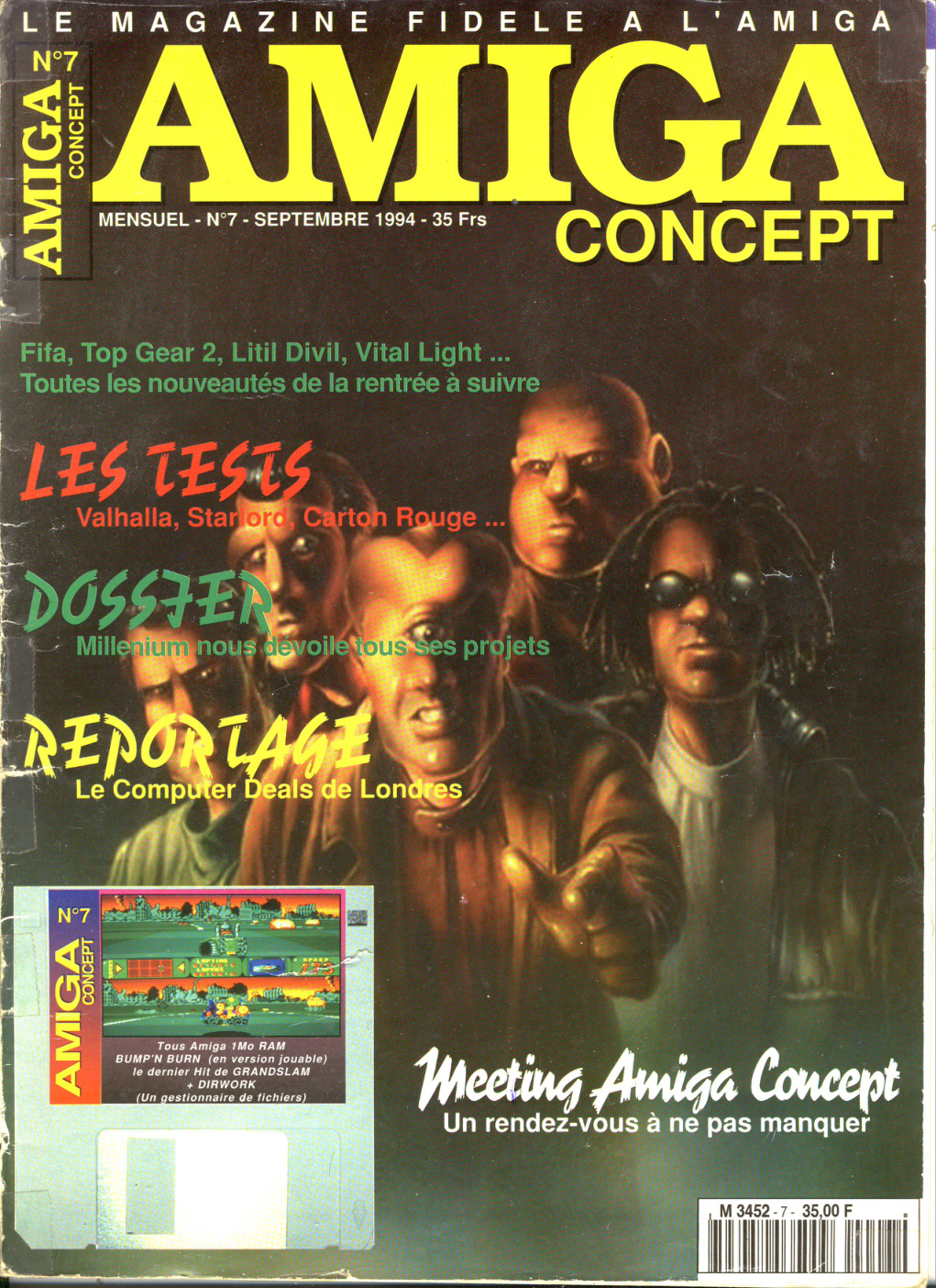 Première page de amigaconcept numero07