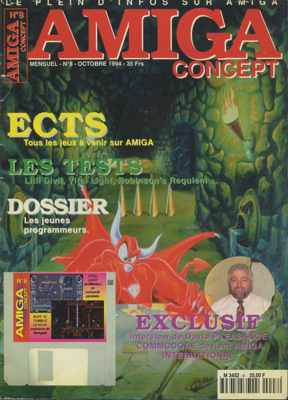 Première page de amigaconcept numero08