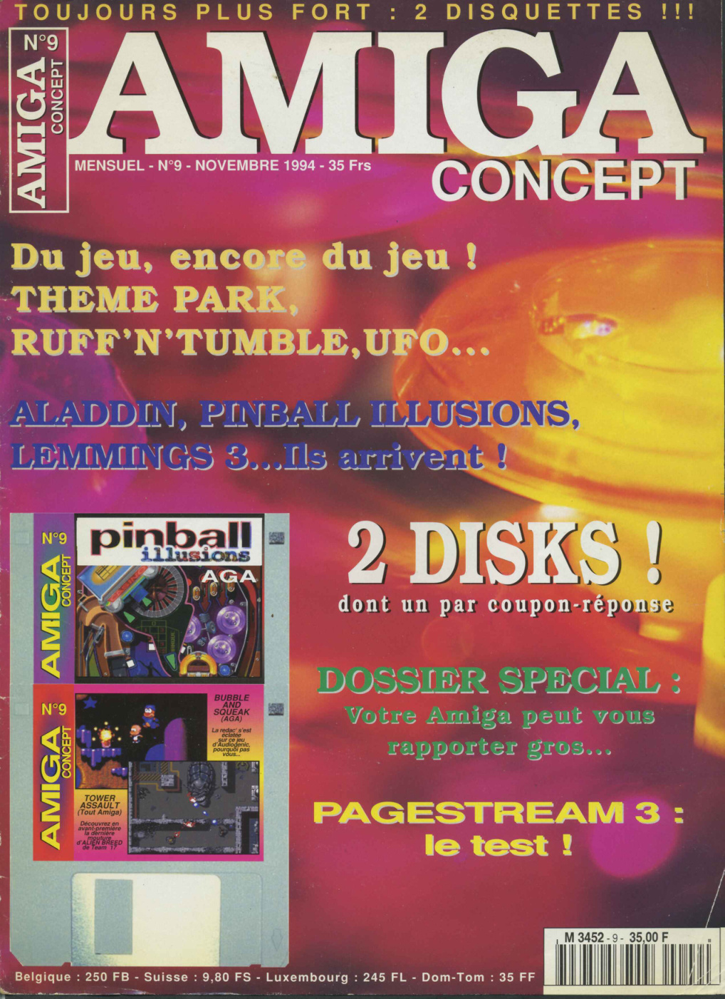 Première page de amigaconcept numero09