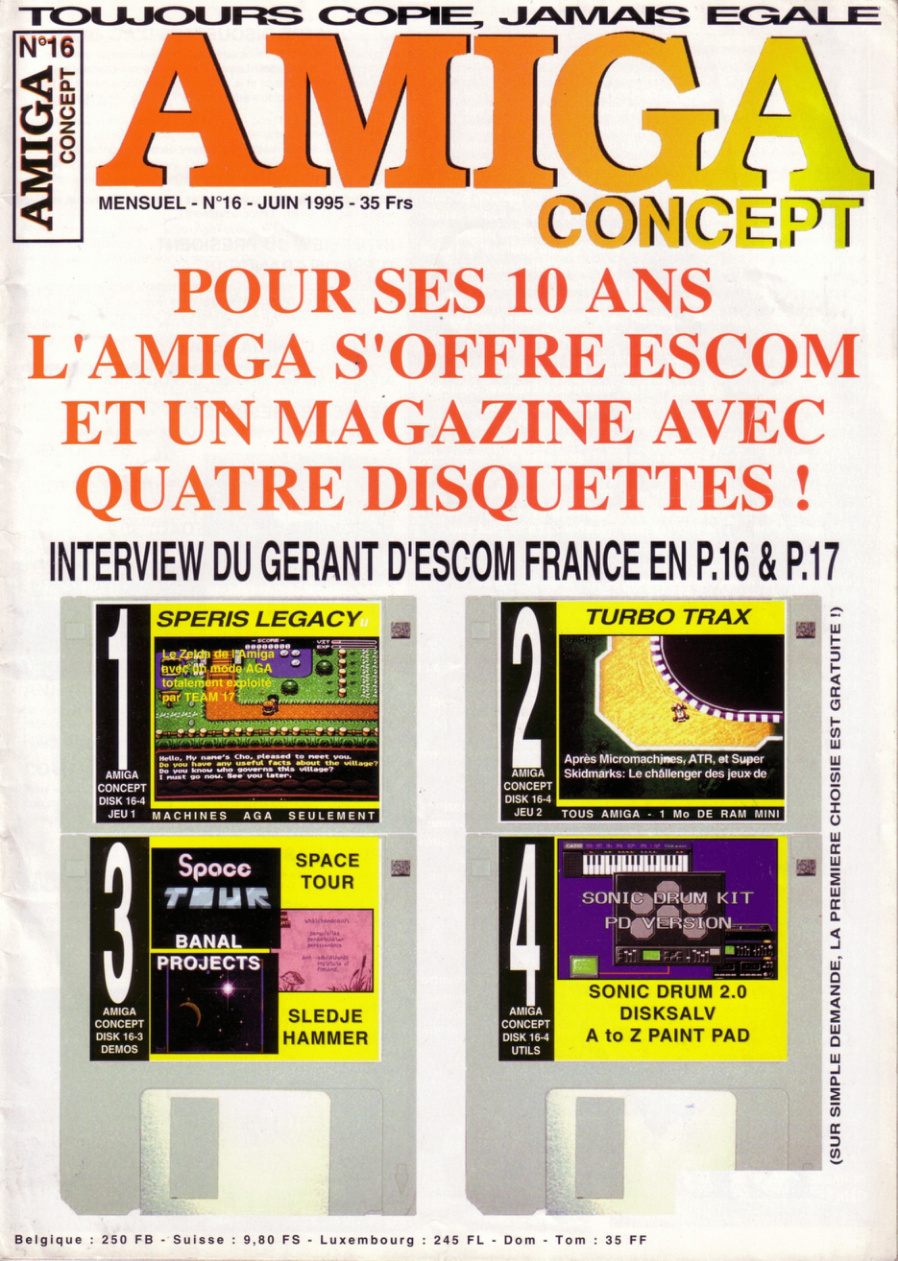 Première page de amigaconcept numero16