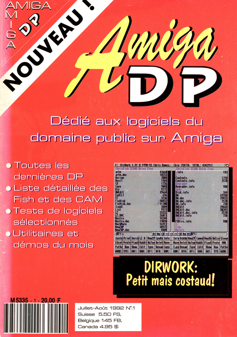 Première page de amigadp numero01