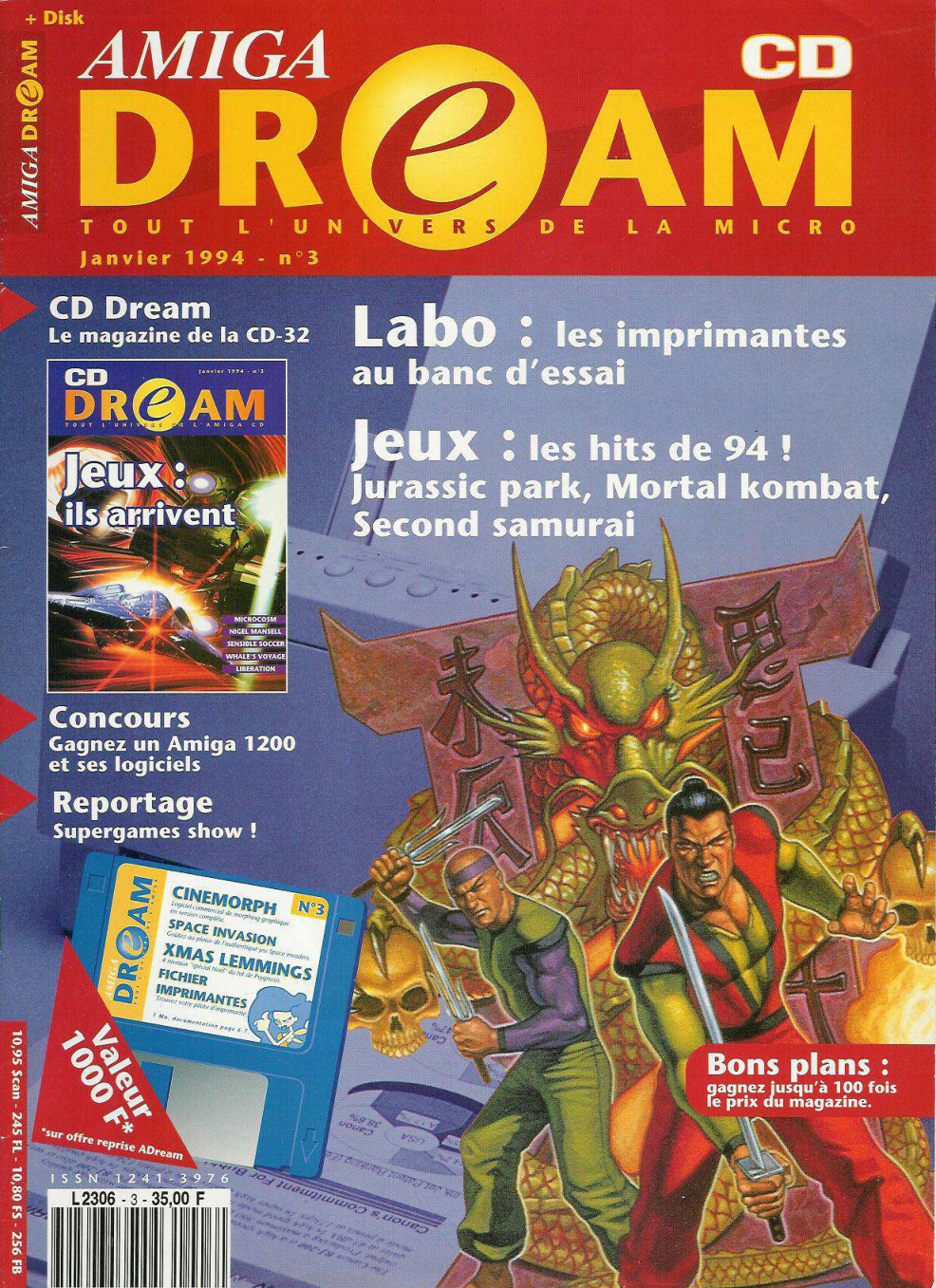 Première page de amigadream numero03