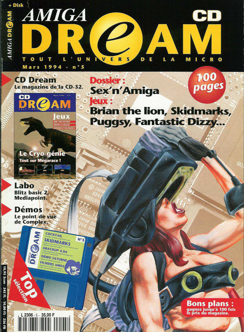 Première page de amigadream numero05