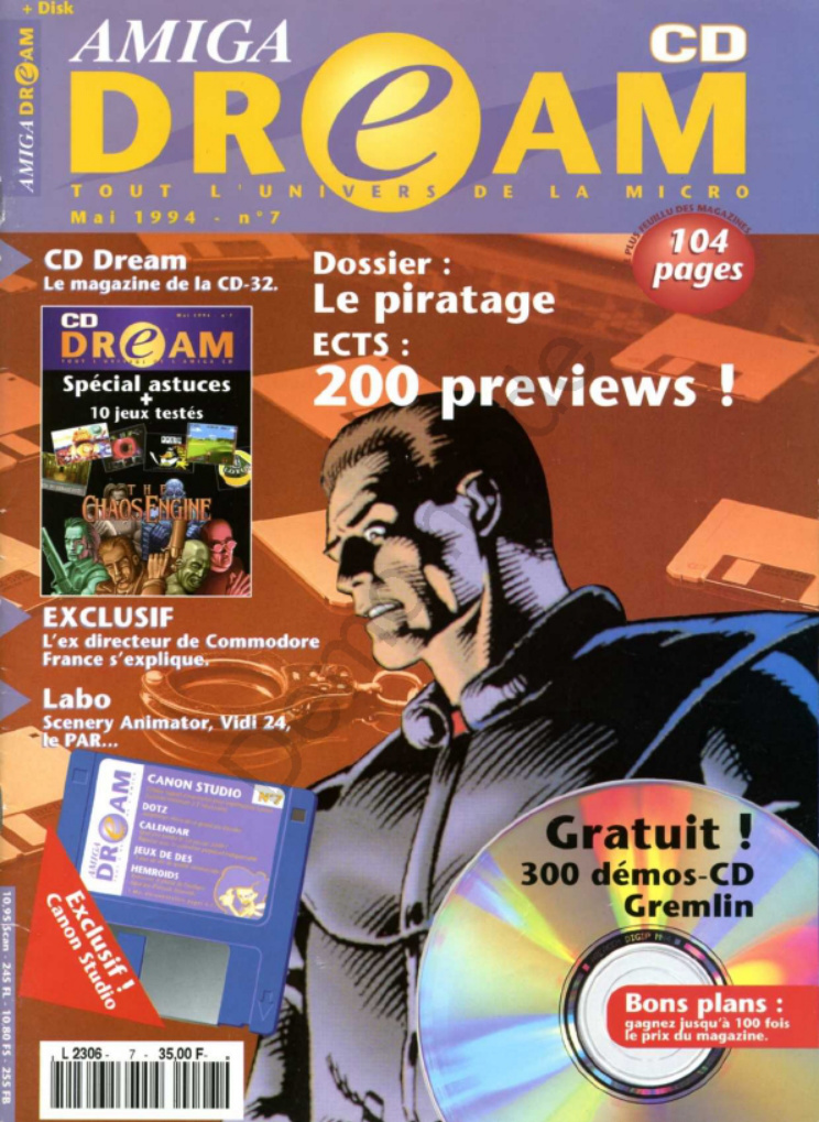 Première page de amigadream numero07