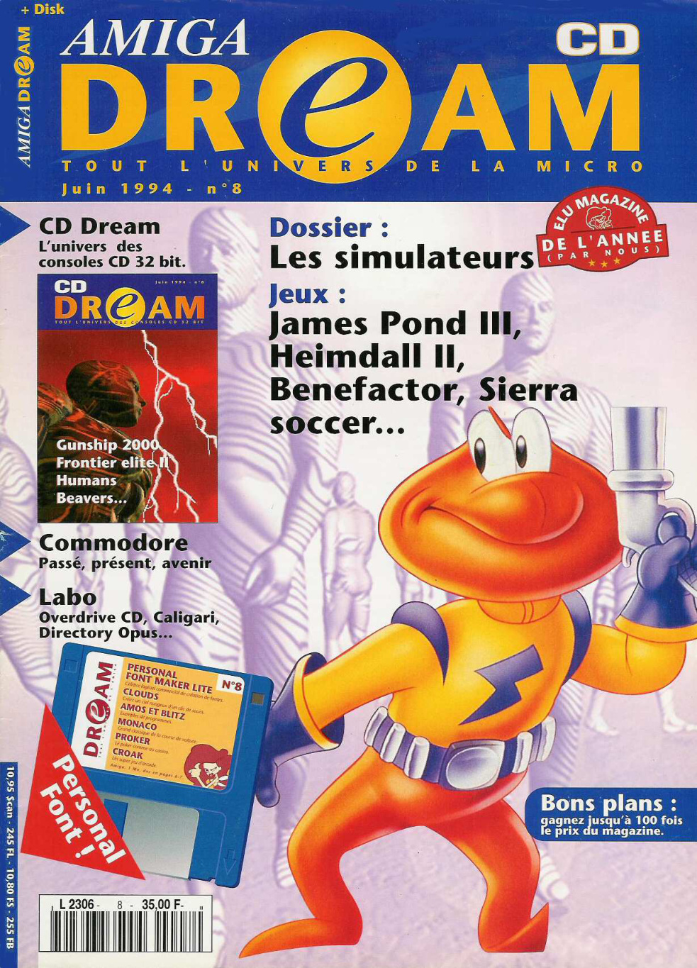 Première page de amigadream numero08