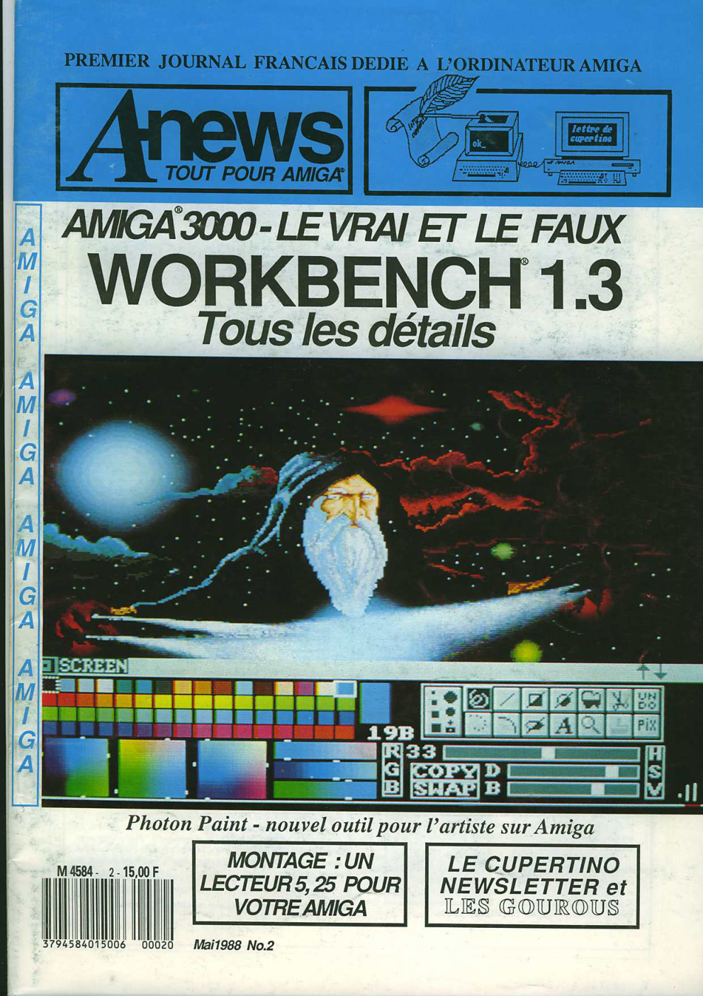 Première page de amiganews numero02