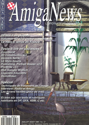 Première page de amiganews numero037